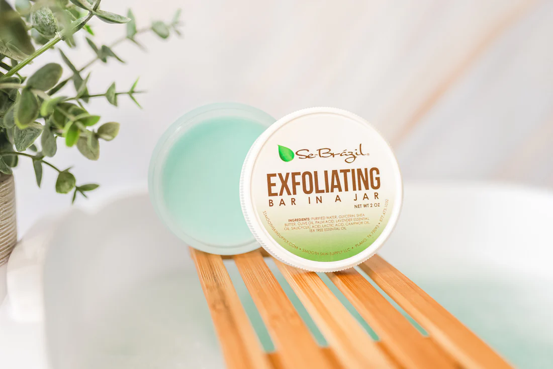 Exfoliating Bar in a Jar